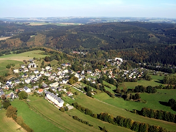 Ortsansicht Gornau OT Witzschdorf