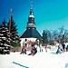 Rodelbahn an der Kirche