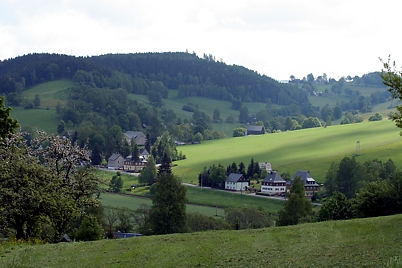 Blick auf Heidersdorf