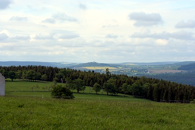 Blick auf den Schwartenberg von tschechischer Seite