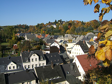 Zschopau Altstadt im Herbst