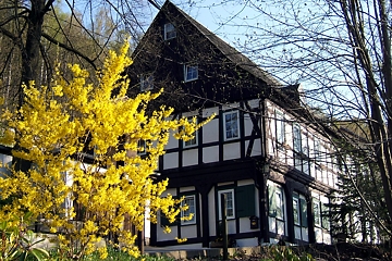 Altes Fachwerkhaus in Aue